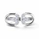 Серебряное кольцо АЛЬКОР 01-4575/00КЦ-00 с фианитом