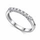 Серебряное кольцо АЛЬКОР 01-4610/000М-00 с муассанитом