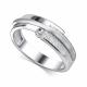 Серебряное кольцо АЛЬКОР 01-4693/000Б-00 с бриллиантом