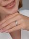 Серебряное кольцо АЛЬКОР 01-4693/000Б-00 с бриллиантом