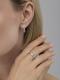 Серебряное кольцо АЛЬКОР 01-4715/000Б-00 с бриллиантом