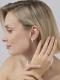 Серебряное кольцо АЛЬКОР 01-4726/00ТБ-00 с топазом и фианитом