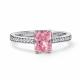 Серебряное кольцо АЛЬКОР с бриллианитом и фианитом 01-4761/0БТ5-00