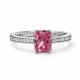 Серебряное кольцо АЛЬКОР с бриллианитом и фианитом 01-4761/БТ51-00