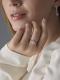 Серебряное кольцо АЛЬКОР 01-4762/0БТ5-00 с фианитом