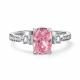 Серебряное кольцо АЛЬКОР 01-4762/0БТ5-00 с фианитом