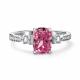 Серебряное кольцо АЛЬКОР с бриллианитом и фианитом 01-4762/БТ51-00