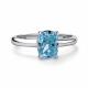 Серебряное кольцо АЛЬКОР с бриллианитом 01-4763/0БТ9-00
