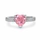 Серебряное кольцо АЛЬКОР 01-4767/0БТ5-00 с фианитом