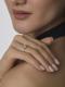 Серебряное кольцо АЛЬКОР 01-4767/0БТ6-00 с фианитом