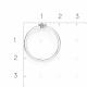 Серебряное кольцо Platina 01-4770-03-401-0200 с фианитом