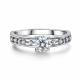 Серебряное кольцо АЛЬКОР 01-4799/00КЦ-00 с фианитом