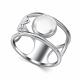 Серебряное кольцо АЛЬКОР 01-4825/00ГХ-00 с горным хрусталём