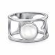 Серебряное кольцо АЛЬКОР 01-4825/00ГХ-00 с горным хрусталём