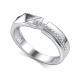 Серебряное кольцо АЛЬКОР 01-4838/00КЦ-00 с фианитом