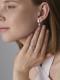 Серебряное кольцо АЛЬКОР 01-4838/00КЦ-00 с фианитом