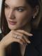 Серебряное кольцо АЛЬКОР 01-4847/00ТБ-00 с топазом и фианитом