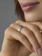 Серебряное кольцо АЛЬКОР 01-4850/00АМ-00 с фианитом и аметистом