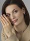Серебряное кольцо АЛЬКОР 01-4850/00ТБ-00 с топазом и фианитом