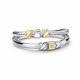 Серебряное кольцо АЛЬКОР 01-4866/0ЛЗБ-18 с бриллиантом