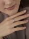 Серебряное кольцо Алькор с золотой накладкой и бриллиантом 01-4870/000Б-00