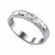 Серебряное кольцо АЛЬКОР 01-4936/000Б-00 с бриллиантом