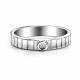 Серебряное кольцо АЛЬКОР 01-4936/000Б-00 с бриллиантом