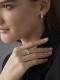 Серебряное кольцо АЛЬКОР 01-4937/000Б-00 с бриллиантом