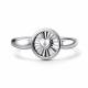 Серебряное кольцо АЛЬКОР 01-4942/000Б-00 с бриллиантом