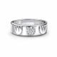 Серебряное кольцо АЛЬКОР 01-4945/00КЦ-00 с фианитом