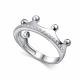 Серебряное кольцо АЛЬКОР 01-4950/00КЦ-00 с фианитом