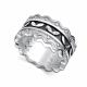 Серебряное кольцо АЛЬКОР 01-4955/00КЦ-17 с фианитом