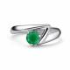 Серебряное кольцо АЛЬКОР 01-5014/00АГ-00 с агатом