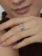 Серебряное кольцо АЛЬКОР 01-5029/00ГХ-00 с фианитом и горным хрусталём