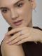 Серебряное кольцо АЛЬКОР 01-5029/00ГХ-00 с фианитом и горным хрусталём