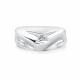 Серебряное кольцо АЛЬКОР 01-5049/000Б-00 с бриллиантом