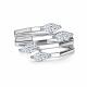 Серебряное кольцо АЛЬКОР 01-5092/00КЦ-00 с фианитом