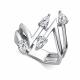 Серебряное кольцо АЛЬКОР 01-5093/00КЦ-00 с фианитом