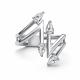 Серебряное кольцо АЛЬКОР 01-5093/00КЦ-00 с фианитом