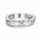 Серебряное кольцо АЛЬКОР 01-5110/000Б-00 с бриллиантом
