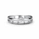 Серебряное кольцо АЛЬКОР 01-5111/000Б-00 с бриллиантом