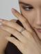 Серебряное кольцо АЛЬКОР 01-5111/000Б-00 с бриллиантом
