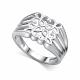 Серебряное кольцо АЛЬКОР 01-5115/0000-00