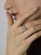 Серебряное кольцо АЛЬКОР 01-5115/0000-00