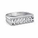 Серебряное кольцо АЛЬКОР 01-5117/00КЦ-00 с фианитом