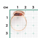 Золотое кольцо Platina 01-5135-00-271-1110-46 с янтарём