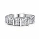 Серебряное кольцо АЛЬКОР 01-5170/00КЦ-00 с фианитом