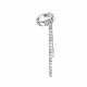 Серебряное кольцо АЛЬКОР 01-5182/00КЦ-00 с фианитом