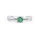 Серебряное кольцо АЛЬКОР 01-5184/000И-00 с изумрудом