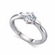 Серебряное кольцо АЛЬКОР 01-5188/000М-00 с муассанитом